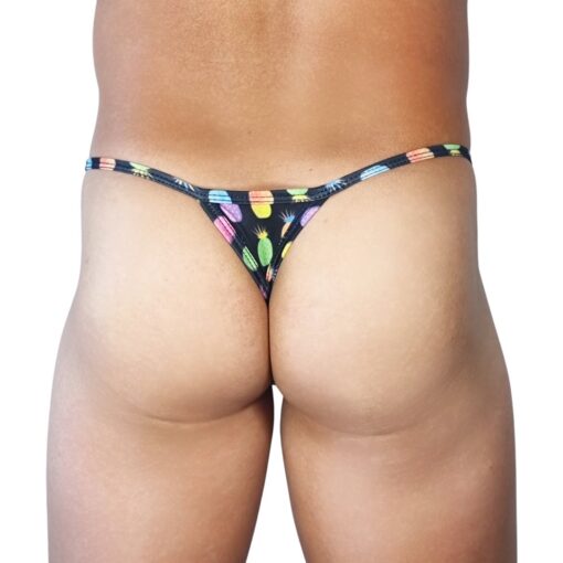 Pineapple Men's Thong by OH LOLA 4 MEN - Side Adjustable V-String