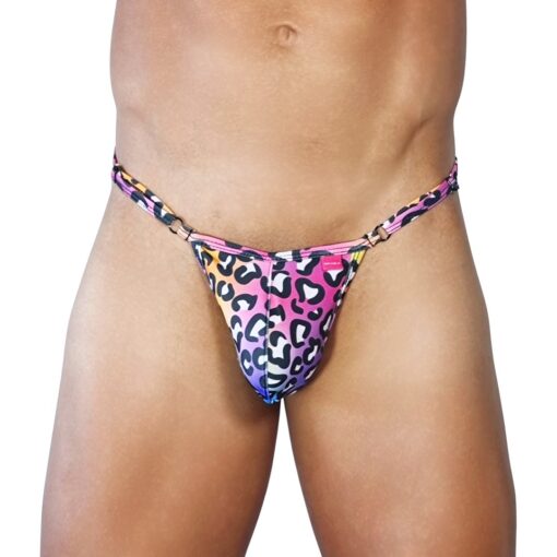 Sexy Predator Men's Thong By OH LOLA 4 MEN - Side Adjustable G-String