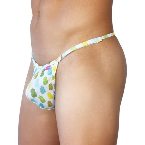 Pineapple Vibes Men's Thong by OH LOLA 4 MEN