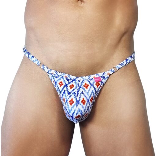 Navajo Men's Thong by OH LOLA 4 MEN - Side Adjustable V-String