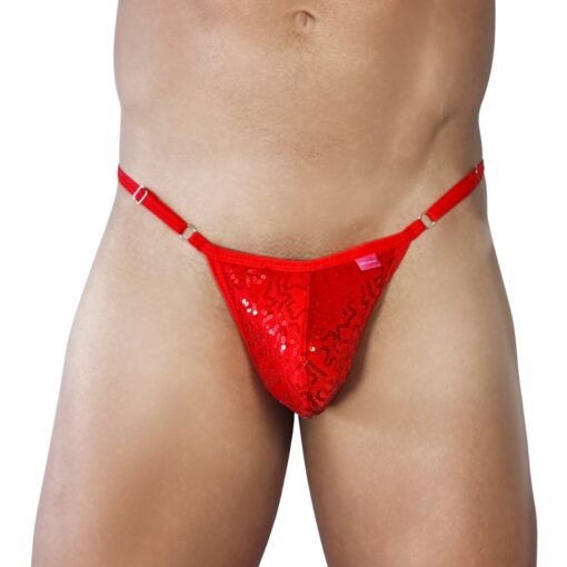 Priscilla Men's Thong by OH LOLA 4 MEN - Side Adjustable G-String