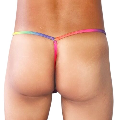 Fusion Men's Thong by OH LOLA 4 MEN Side Adjustable G-String BACK